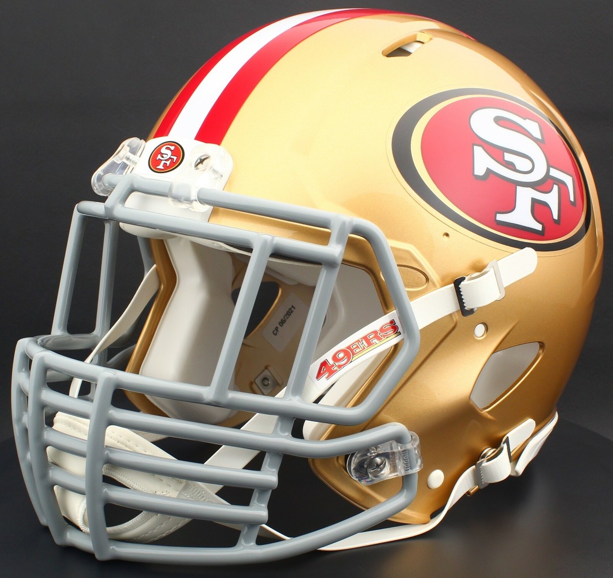 SAN FRANCISCO 49ers NFL Riddell SPEED Football Helmet w/ BIG GRILL