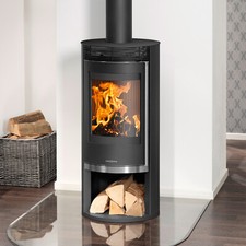 Kaminofen Oranier Rota 2.0 Stahl Schwarz 5,5 kW Kamin Ofen Holzofen