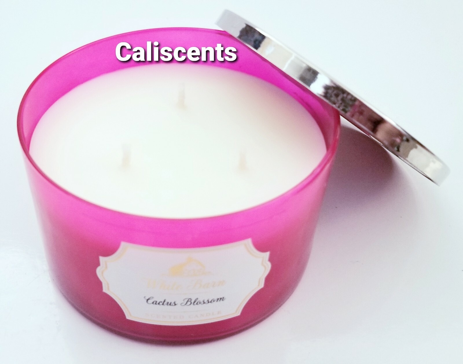 BATH & BODY WORKS/WHITE BARN CACTUS BLOSSOM LOW PROFILE CANDLE 3 WICK 2019 EDT eBay