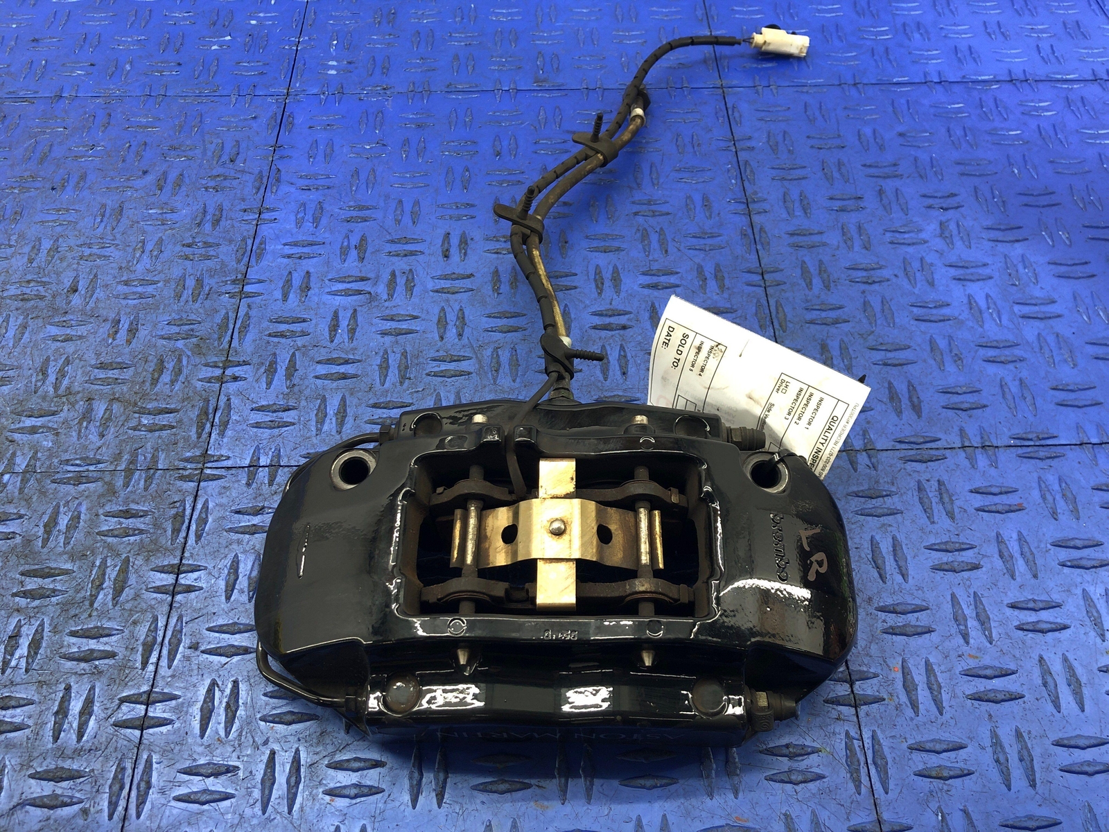 2006-2018 ASTON MARTIN VANTAGE V8 REAR LEFT BRAKE CALIPER BLACK OEM 2007 2008