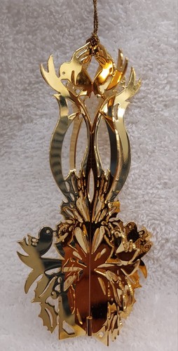 Danbury Mint Gold Christmas Ornament Collection Mixed Years 12 Boxed - Picture 15 of 24