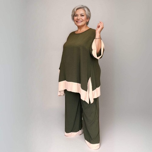 ROCKTHOSECURVES TASCHENTUCH SAUM PANEL KANTENHOSE ANZUG - Bild 19 von 20