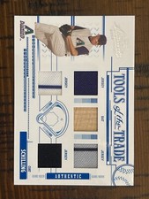 Curt Schilling 2005 Tools of the Trade Diamondbacks Game Used Jersey BAT /50