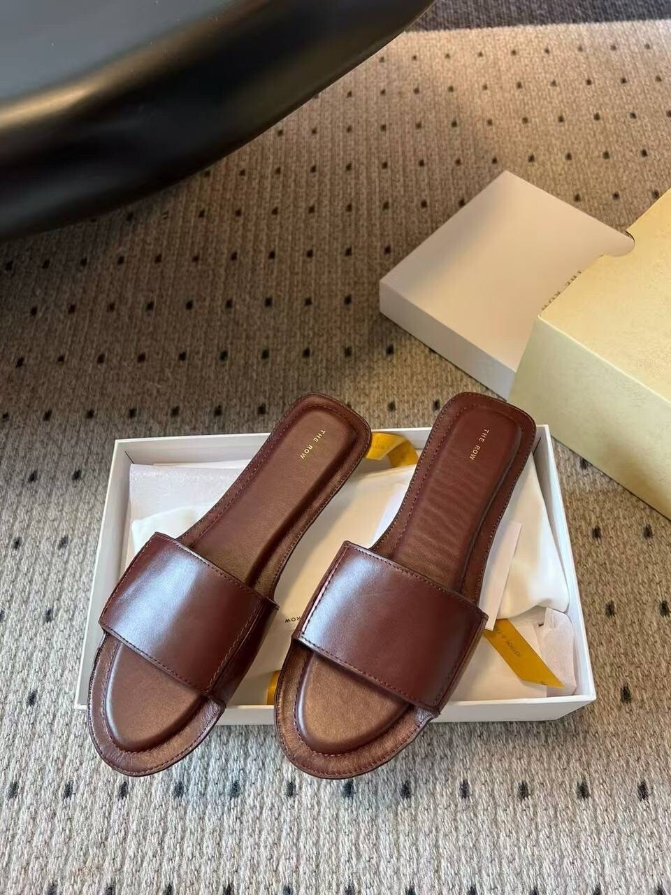 Sara Strap Slide in Pelle La Fila