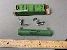 Clarostat tubular ceramic resistor 50k Ohm  50C NOS With original box !