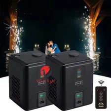 2PC 350W Mini Cold Spark Machine Stage Effect Fountain Spark Machine Stage Dj