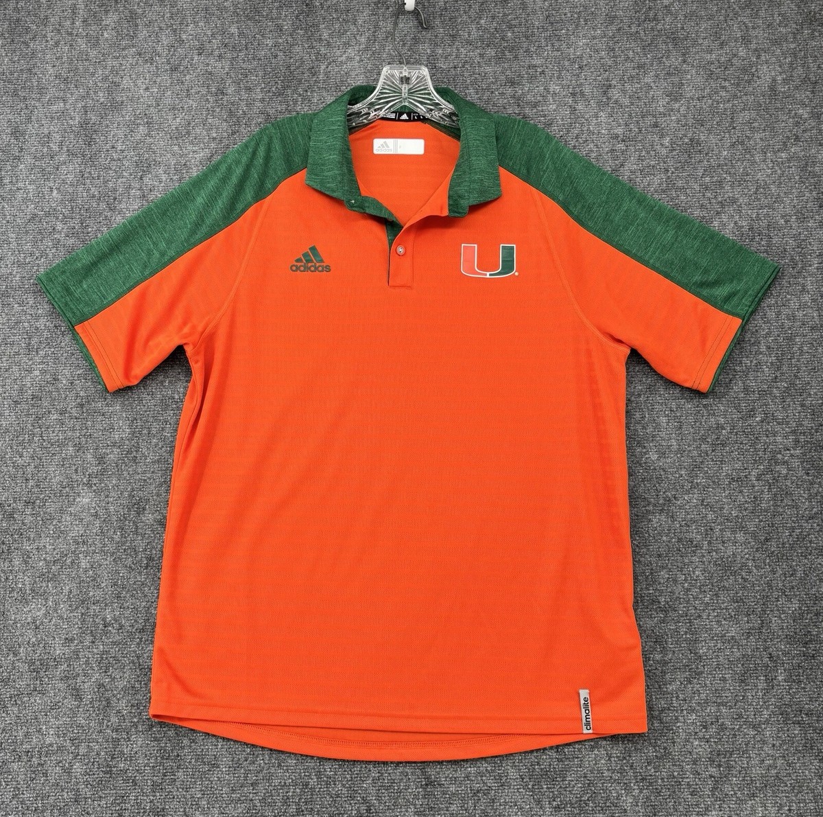 miami hurricanes adidas polo