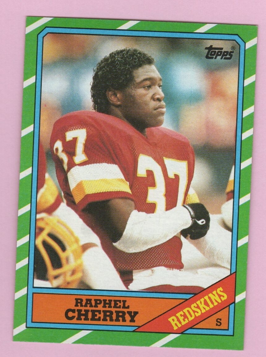 1986 Topps Raphel Cherry #183 Washington Redskins | eBay