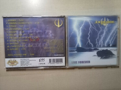 EXPLODE - LIVE FOREVER - Power Metal Sweden 1997 - CD  / Gratisversand