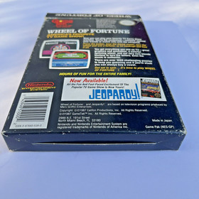 Wheel of Fortune, NES/ Nintendo, Complete in Box w/ Game/Manual -Tested/Working