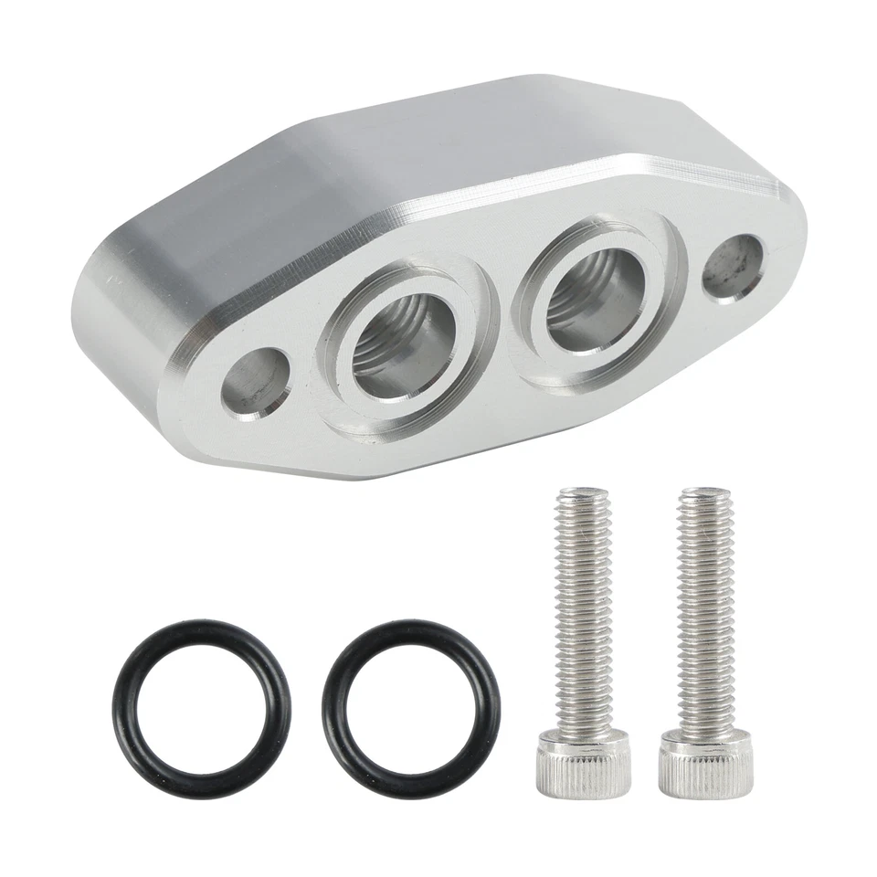 Oil Cooler Adapter 6AN ORB Oring In/Out Port Plate LS1 LSX LS3 LS LS3 LS2 551600 - Image 2 of 4