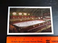 Hockey Boardwalk Convential Hall Postcard - Atlantic City New Jersey