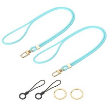2Pcs Neck Lanyard, Cute Key Lanyards for Women Men Sky Blue