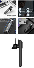 Buy 1 get 1 FREE TELLUR VOX 40 Bluetooth Headset, Handsfree Earpiece, BT v5.2,