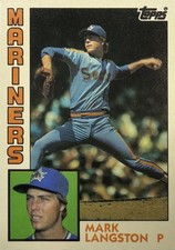 1984 Topps Traded MARK LANGSTON #70T Rookie Card NM-MT+ * Free Shipping *. rookie card picture