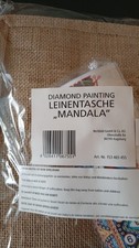 Diamond Painting Leinentasche Tasche mit Grif...