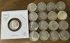 Lot of 17 Coins Mix Dates All  Roosevelt Dimes 90% Silver