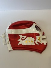 Lucha Libre Wrestling Mask Red White Costume Cosplay Mexico NEW