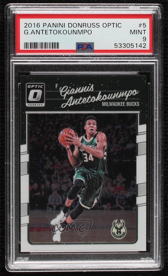 2016 Panini PANINI DONRUSS OPTIC HOLO #5 G.Antetokounmpo front