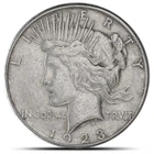 Peace Silver Dollar Coin (1922-25 VG-XF)