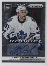 2013-14 Panini Prizm Rookie Auto Leo Komarov #A-LK Auto 0y3r