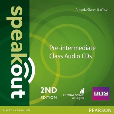 Speakout Pre-Intermediate 2nd Edition Class CDs (2) by Antonia Clare Compact Dis