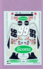 1/24 RACESCALE #99 CARL EDWARDS SCOTT'S FORD TAURUS NASCAR DECAL SHEET