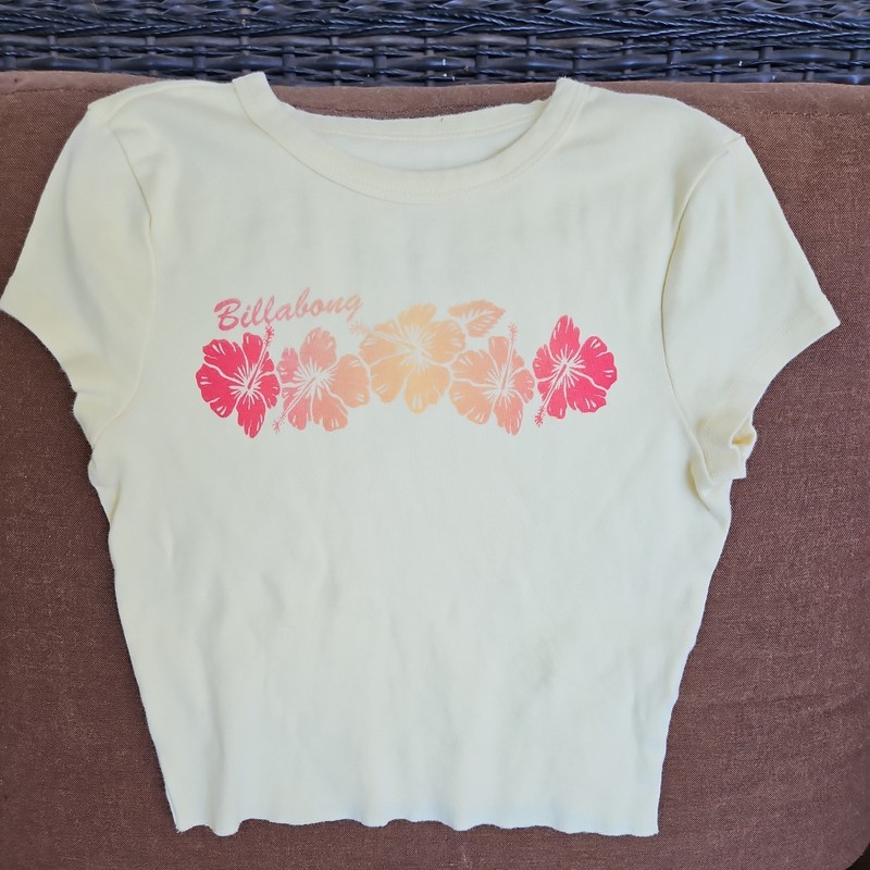 BILLABONG girls baby tee size XS 