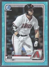 2020 Bowman Chrome Prospects Aqua Refractor /125 SETH BEER