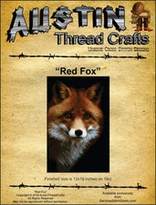 Patrón de punto de cruz Red Fox de AustinThreadCrafts