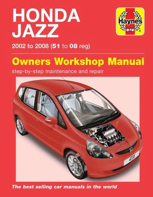 Manuale riparazione Honda Jazz (2002-2008) Haynes
