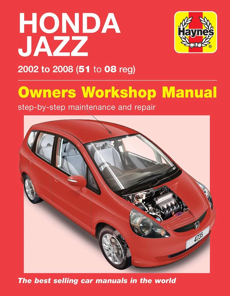 Manual de reparación Honda Jazz (2002-2008) Haynes