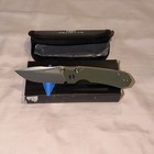 Remette Rhino Folding Knife Green G10 Handle, D2 Plain Edge, RNDG2 — photo 1