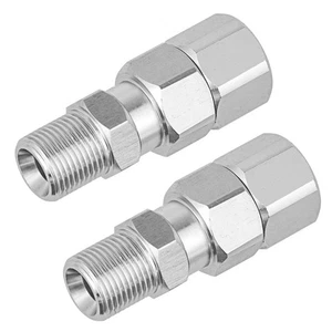 2pcs 3/8NPT Raccordage pivotant de la laveuse sous pression,360Degree Pression Washer9467
