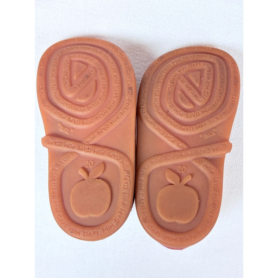 Pom D'Api Waff Paris Red Leather Fisherman Sandals Kids Sz EU 20. 4.5 -5 EUC - Image 3 of 4