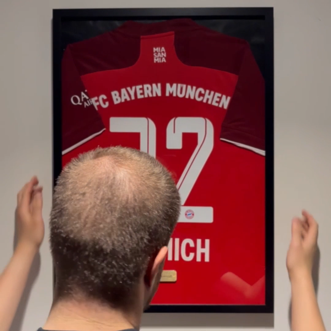 Bayern Munich Joshua Kimmich Jersey Framed, Joshua Kimmich Shirt