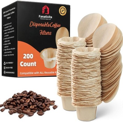 200 Count  K Cup s Disposable with nius Lid Design, Fit