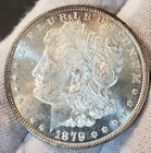 * 1879 S * BU MS+ SPARKLING WHITE SEMI PL GORGEOUS!! PQ MORGAN SILVER DOLLAR A30
