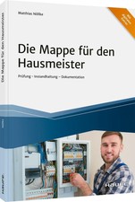 Die Mappe für den Hausmeister Matthias Nöll...
