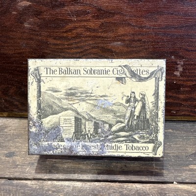 The Balkan Sobranie Vintage Tobacco Tin English Origin