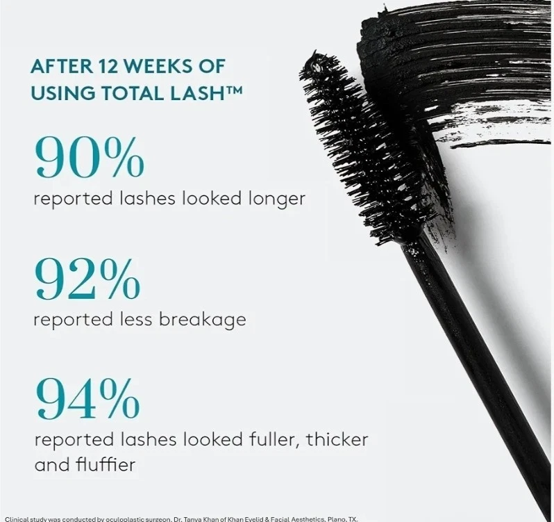 Colorescience Total Lash Mascara 0.27 Fl oz Black, Grow And Strengthen Lashes - Image 2 of 4
