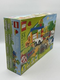 Lego 6136 Duplo My First Zoo NEW In BOX Animals Car Elephant BOX DAMAGED