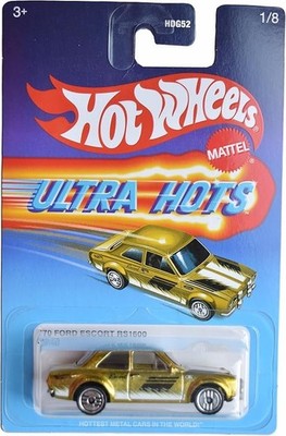 Hot Wheels Ultra Hots '70 Ford Escort RS1600 - Gold (HDG52)