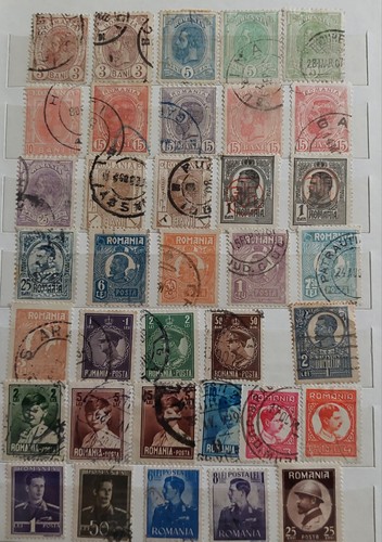 Stamp Lot Collection 1920s-'70s Romania Circa 1300 Used And New