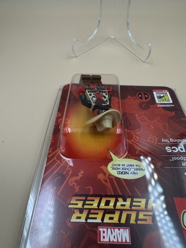 LEGO Marvel Sheriff Deadpool Minifigure Blister 2018 San Diego Comic Con SDCC - Picture 11 of 16