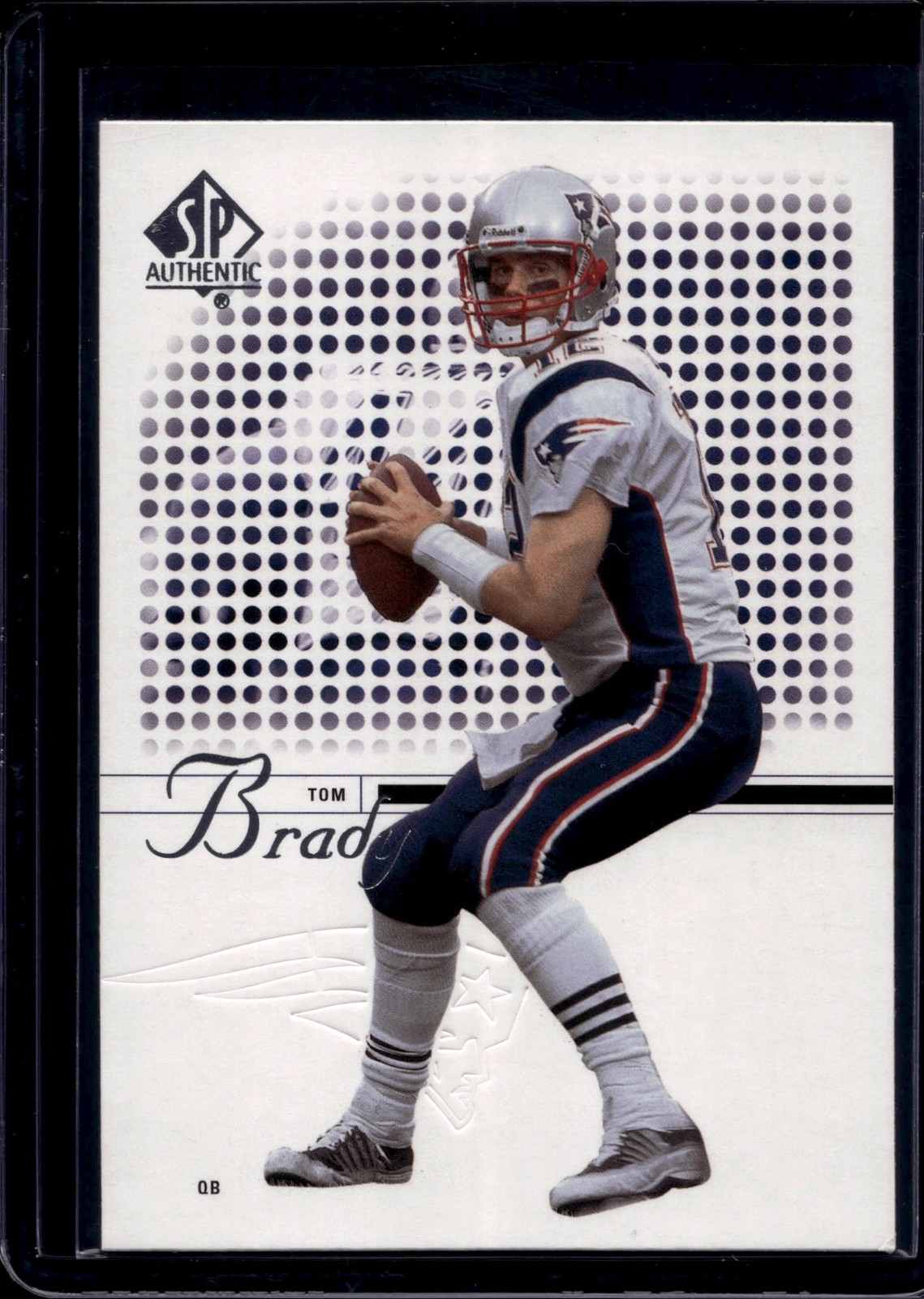 2002 SP Authentic Tom Brady #1 Patriots