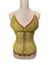 Betsey Johnson Y2K Crochet Top