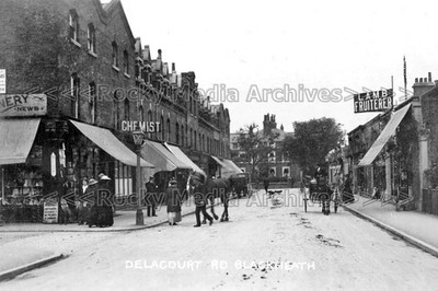 pyy-11 Shops, Delacourt Road, Blackheath, London 1920. Photo