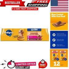 Nourishing Wet Dog Food: Filet Mignon & Beef - 12 x 13.2 oz Cans for All Breeds 3.51 per gallon