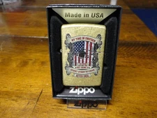 DESERT STORM VETERAN MY TIME IN UNIFORM IS OVER ZIPPO LIGHTER MINT IN BOX
